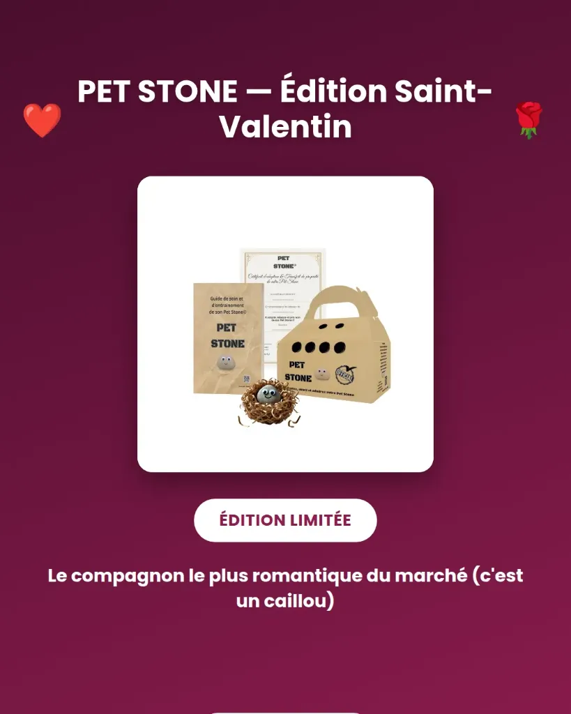Pet Stone © : Valentine's Day Edition